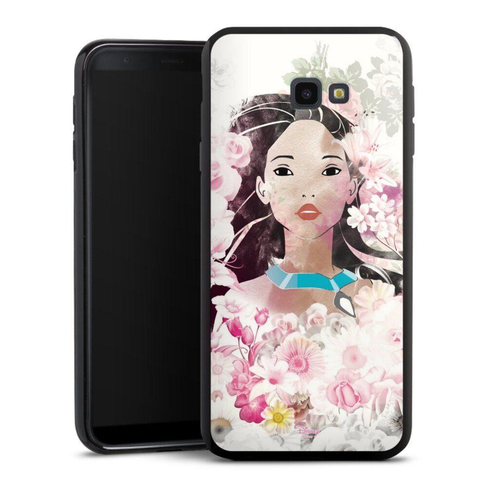 DeinDesign Handyhülle Pocahontas Disney Offizielles Lizenzprodukt Colors Of The Wind, Samsung Galaxy J4 Plus Duos (2018) Silikon Hülle Bumper Case