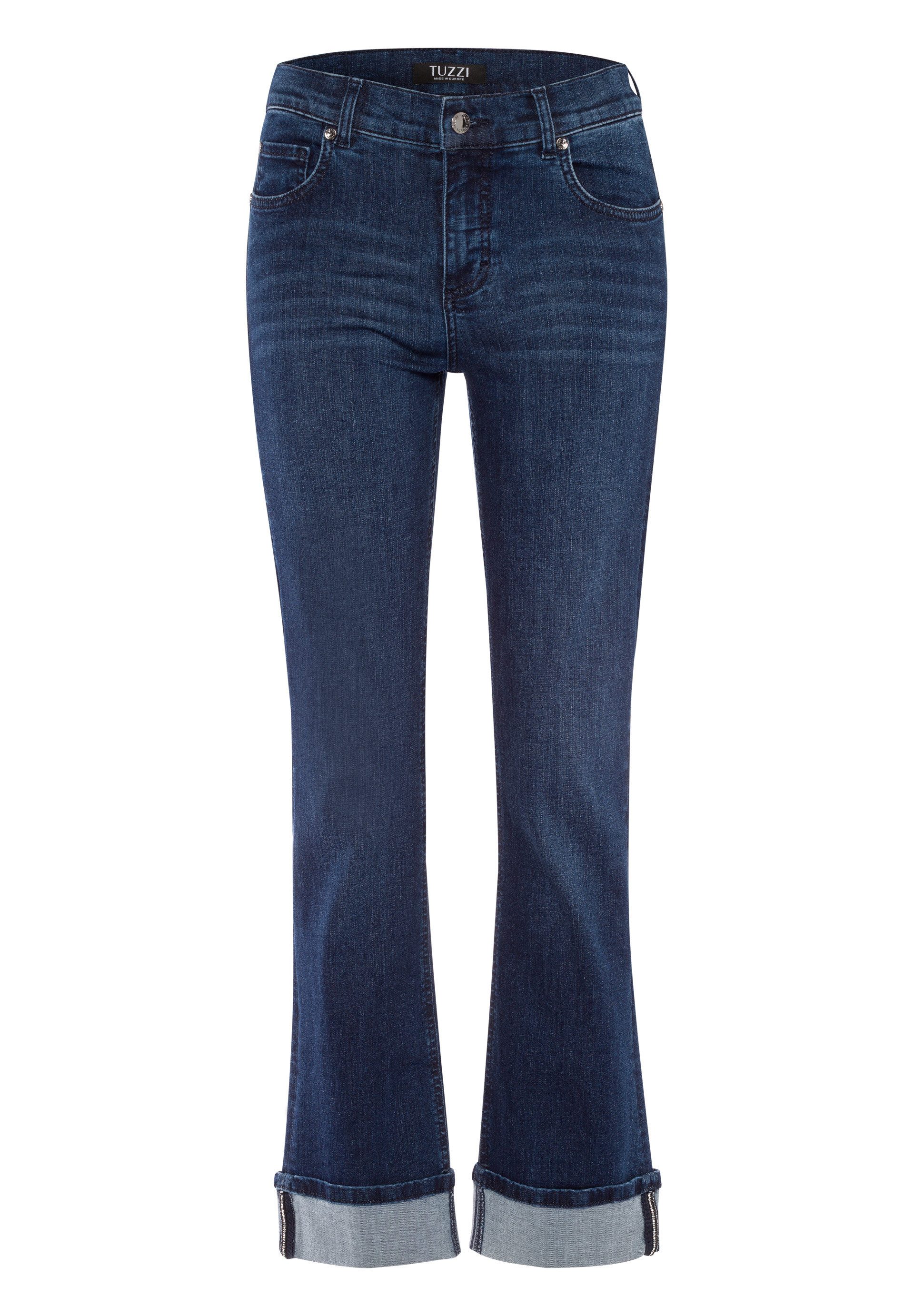 TUZZI 5-Pocket-Jeans mit Umschlag-Saum günstig online kaufen