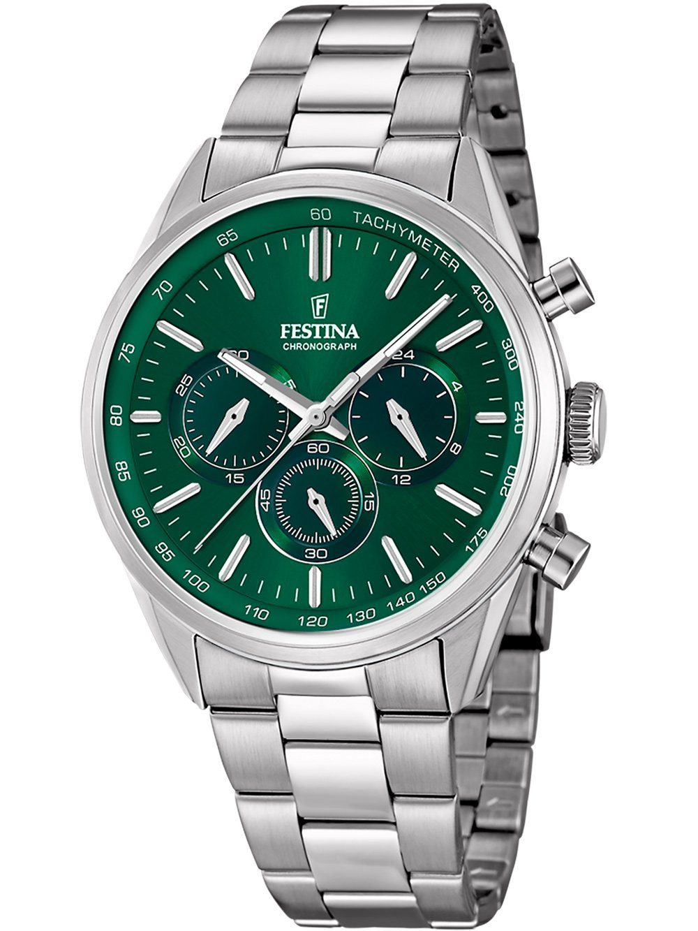 Festina Chronograph Festina F16820/R Timeless Chronograph Herrenuhr 44