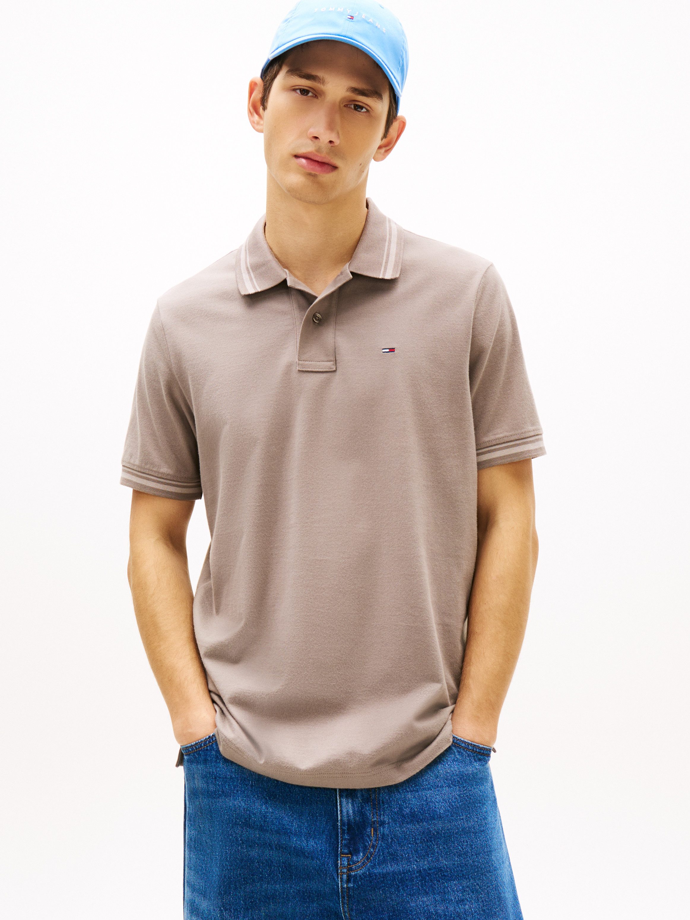 Tommy Jeans Poloshirt TJM REGULAR TIPPED Regular fit mit Polokragen