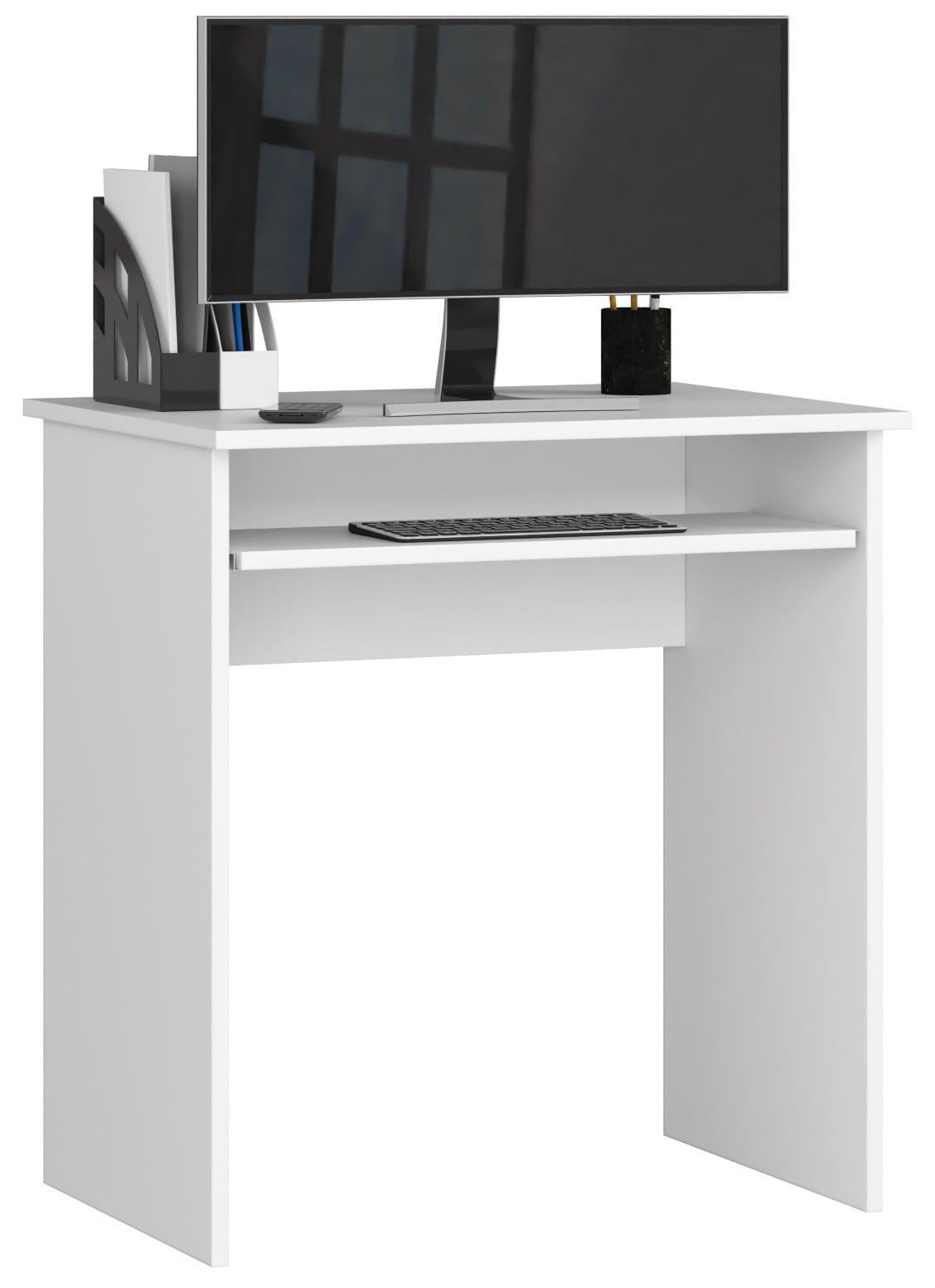 Raumhirsch Furniture Schreibtisch 68 cm Breite - Computertisch - stabil - optimale Arbeitsfläche, Hochwertiges Laminat, elegantes Design, Selbstmontage