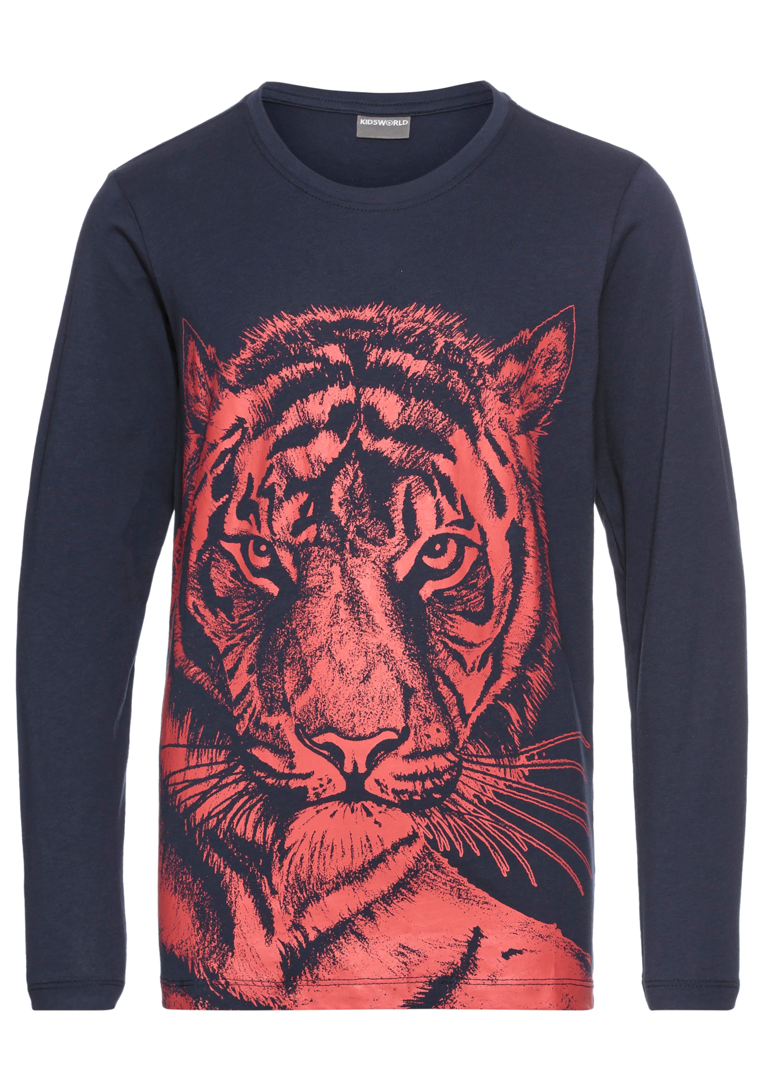 Langarmshirt TIGER - Druck