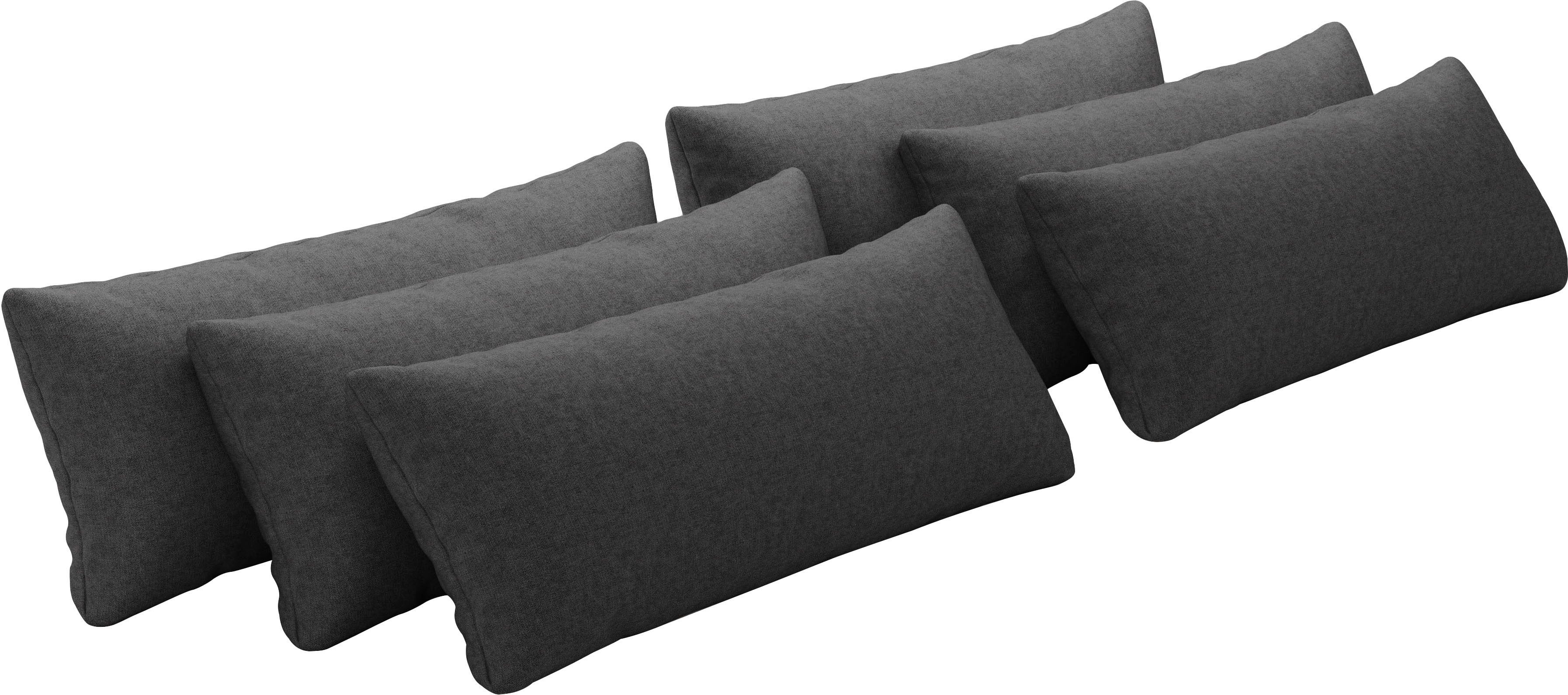 OTTO home Sofakissen Mikado, (Set, 6 Stück), 3,5,6,7-teilige Kissen-Sets zur Auswahl