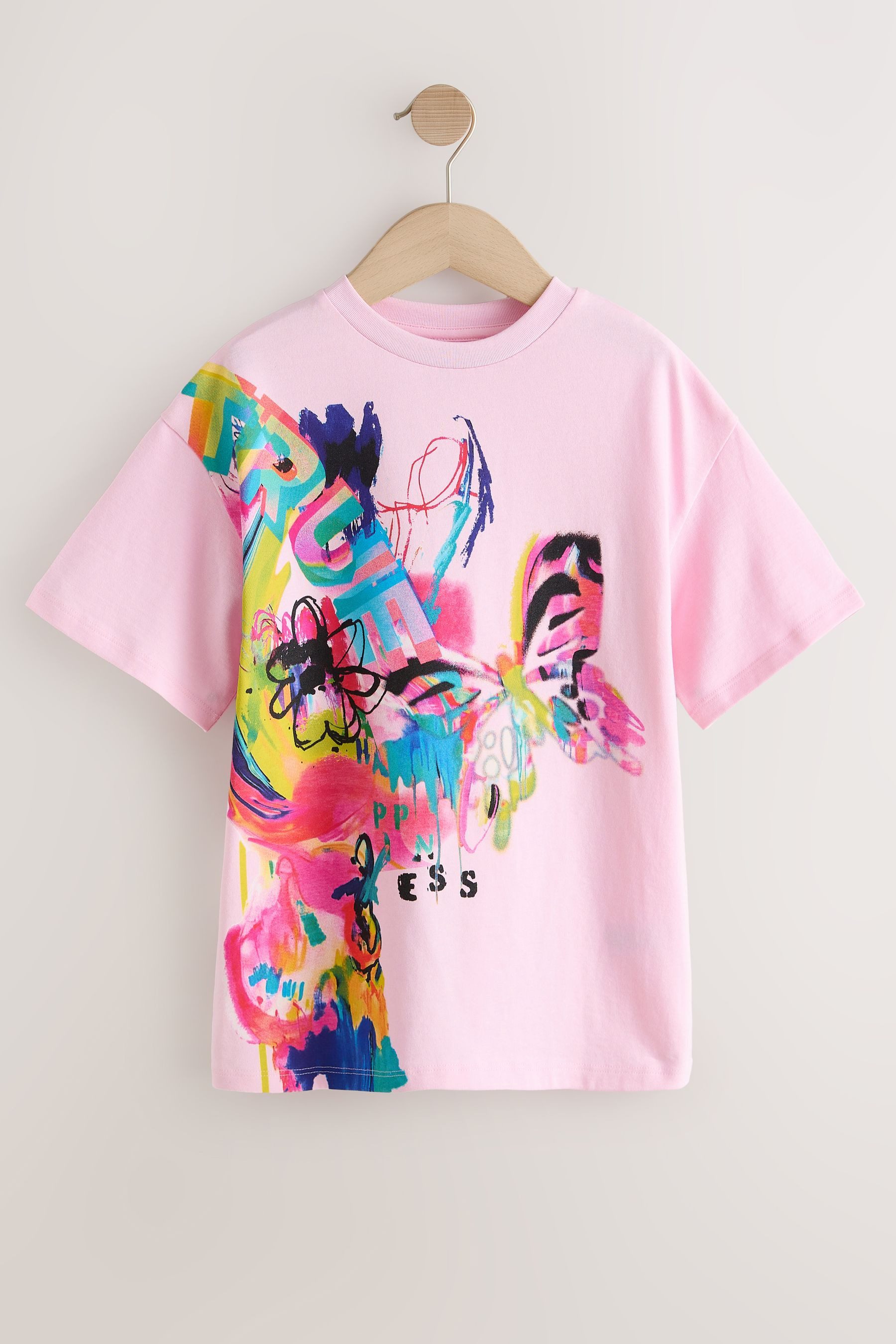 Oversize-Shirt Oversize-T-Shirt mit Grafikprint