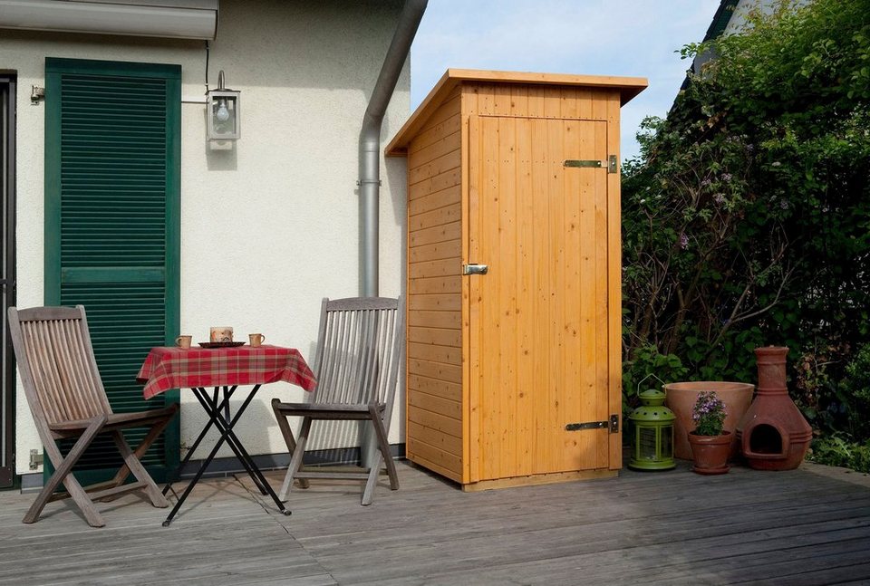 weka Geräteschrank Garten-/Terrassenschrank 361 Gr.1 Flachdach, 14mm