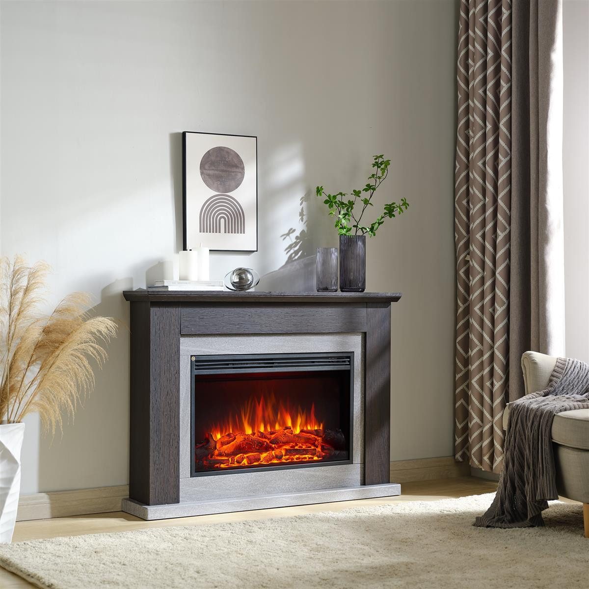 Balderia Elektrokamin Elektrokamin BALDERIA Typhon - Standkamin, 2000W - Du günstig online kaufen