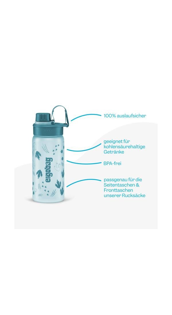 ergobag Trinkflasche Trinkflasche, auslaufsicher und kohlensäuregeeignet