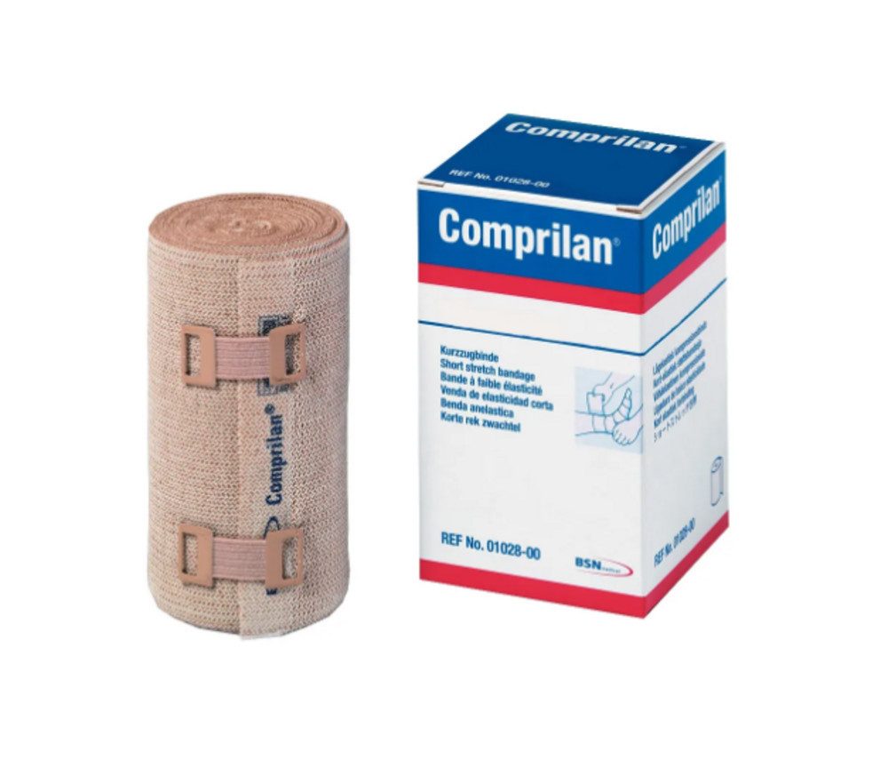 BSN medical GmbH Fixierpflaster COMPRIHAFT JOBST Kurzzugbinde 12 cmx5 m (Spar Set, 1-St., Hautfreundliche Kurzzugbinde) Wundversorgung Binde