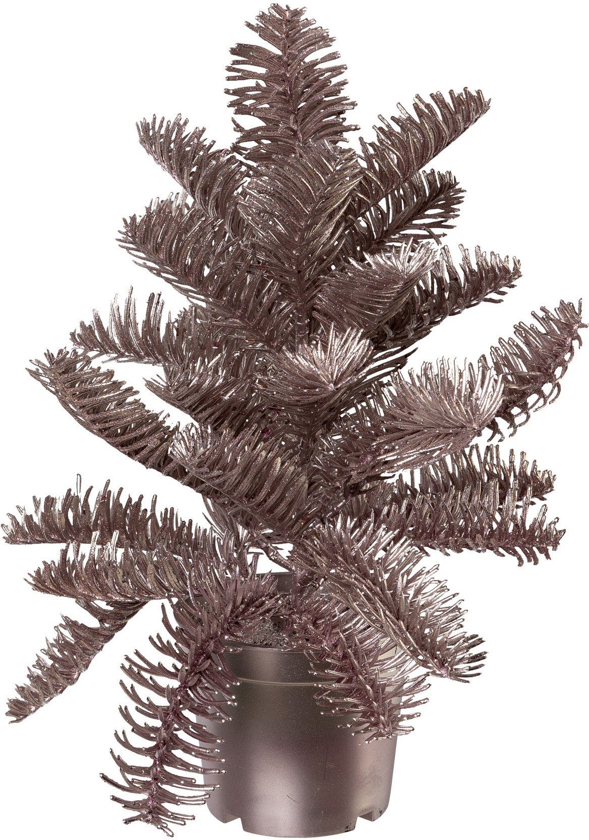 Creativ green Künstlicher Weihnachtsbaum Weihnachtsdeko, künstlicher Christbaum, Tannenbaum, im farblich passenden Topf