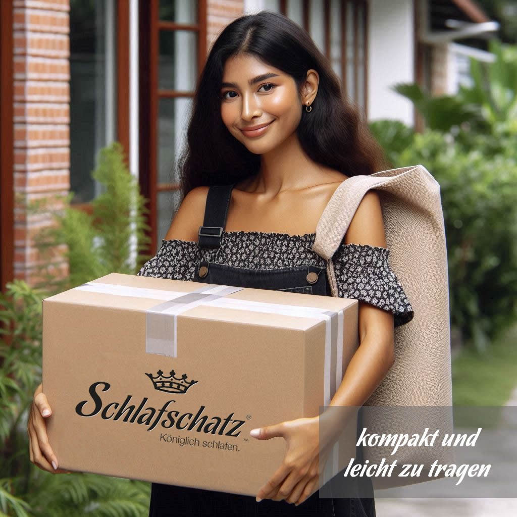 Matratzenersatzbezug Topperersatzbezug Schlafschatz, waschbar 60°C – Bild 4 von 5
