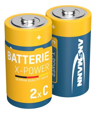 ANSMANN AG 2x X-Power Alkaline Batterie Baby C / LR14 Batterie