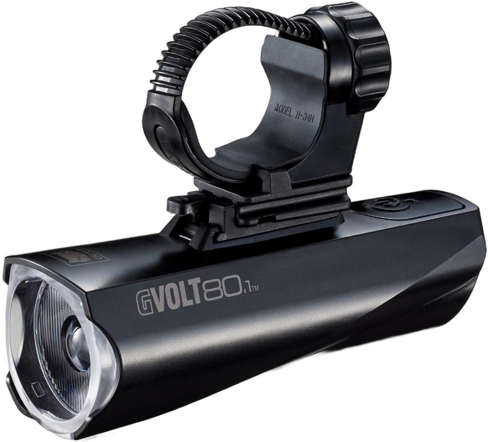 Cateye Fahrradbeleuchtung CATEYE BELEUCHTUNG GVOLT80.1 HL-EL561GRC Kompaktgröße - starke 80 Lux