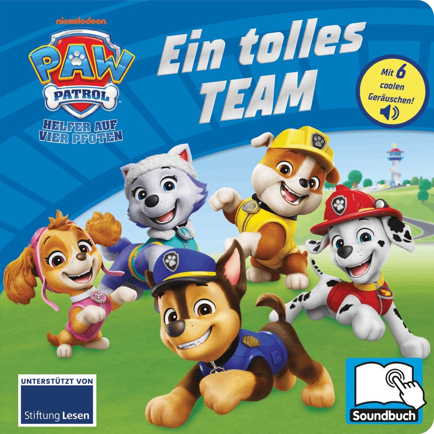 PAW Patrol - Ein tolles Team - Pappbilderbuch mit 6 integrierten Sound / Oliver Bieber