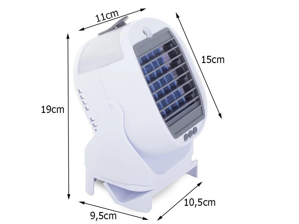 DOTMALL Mini USB-Ventilator Desktop-Mini-Lüfter Klimagerät Luftbefeuchter günstig online kaufen