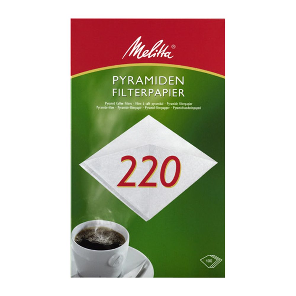 Melitta Papierfilter Melitta Filtertüten 220 weiß, 100 Stück, Papier