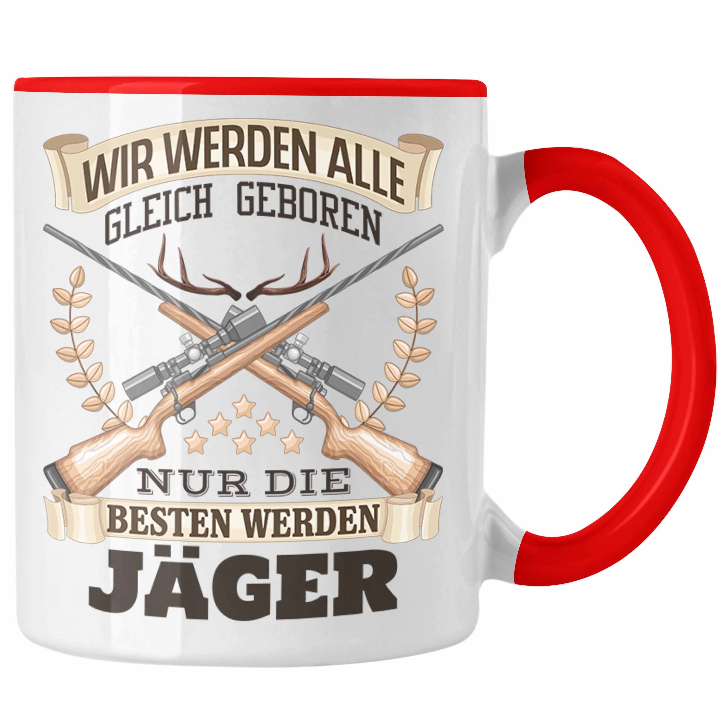 Rot Tasse Trendation Jäger Jäger Tasse Bester Jagd Geschenk Spruch