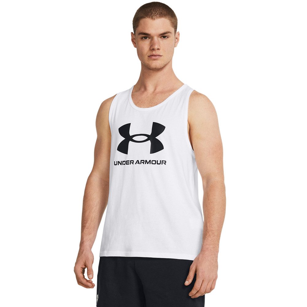 Under Armour® Trainingstop UA Sportstyle Tanktop mit Logo aus Baumwolle und günstig online kaufen