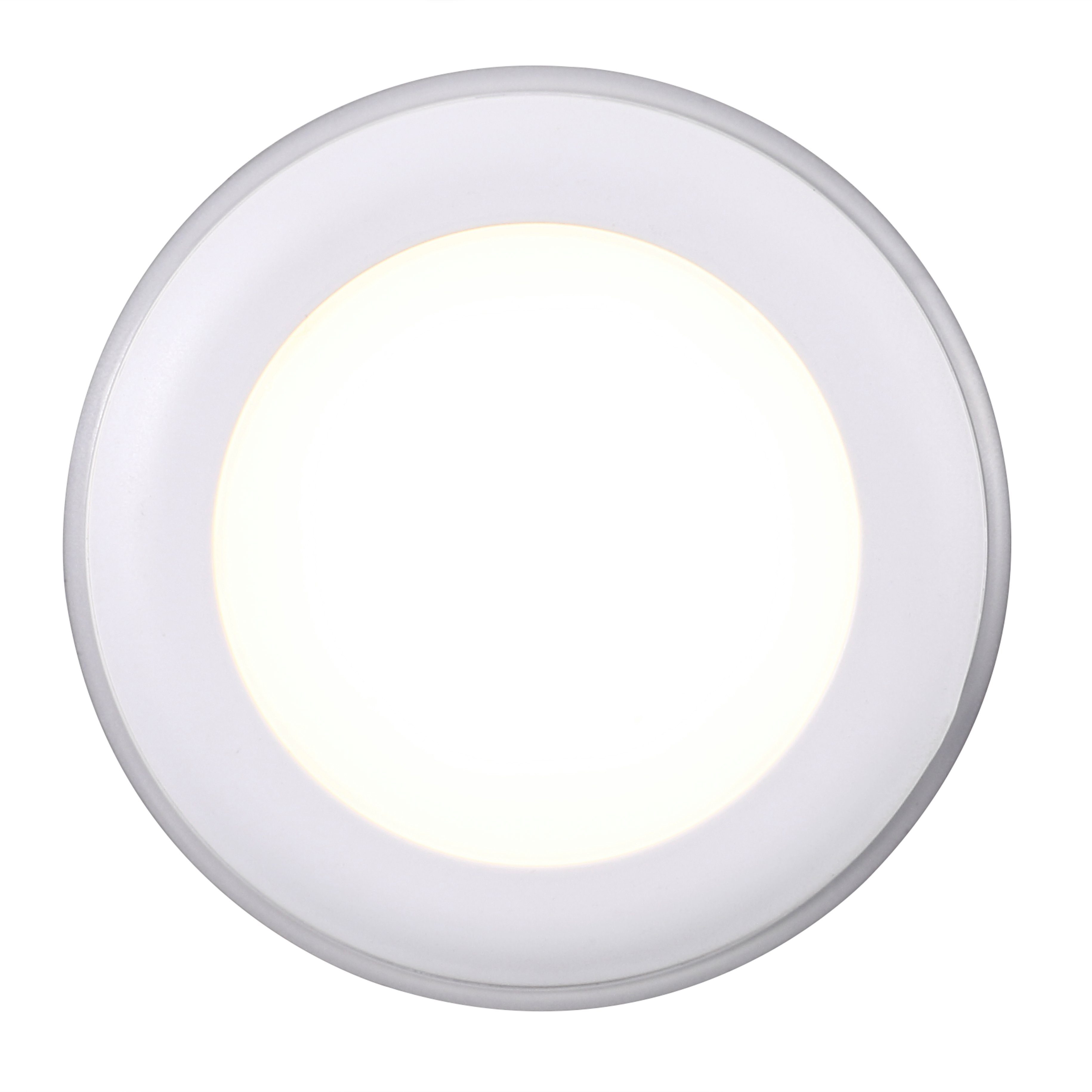 LED Einbaustrahler Inkl. mit Watt 5,5 mit Dimmer, Warmweiß, LED integriert, fest Elkton, hoher integriertem Nordlux Einbauleuchte LED Modul Lichtleistung
