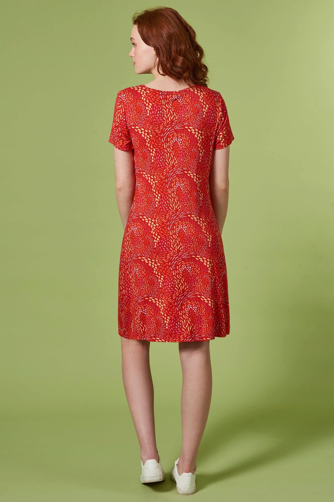 Himalaya Clothing Sommerkleid Kleid Damen mit zartem Alloverprint - Leichte günstig online kaufen
