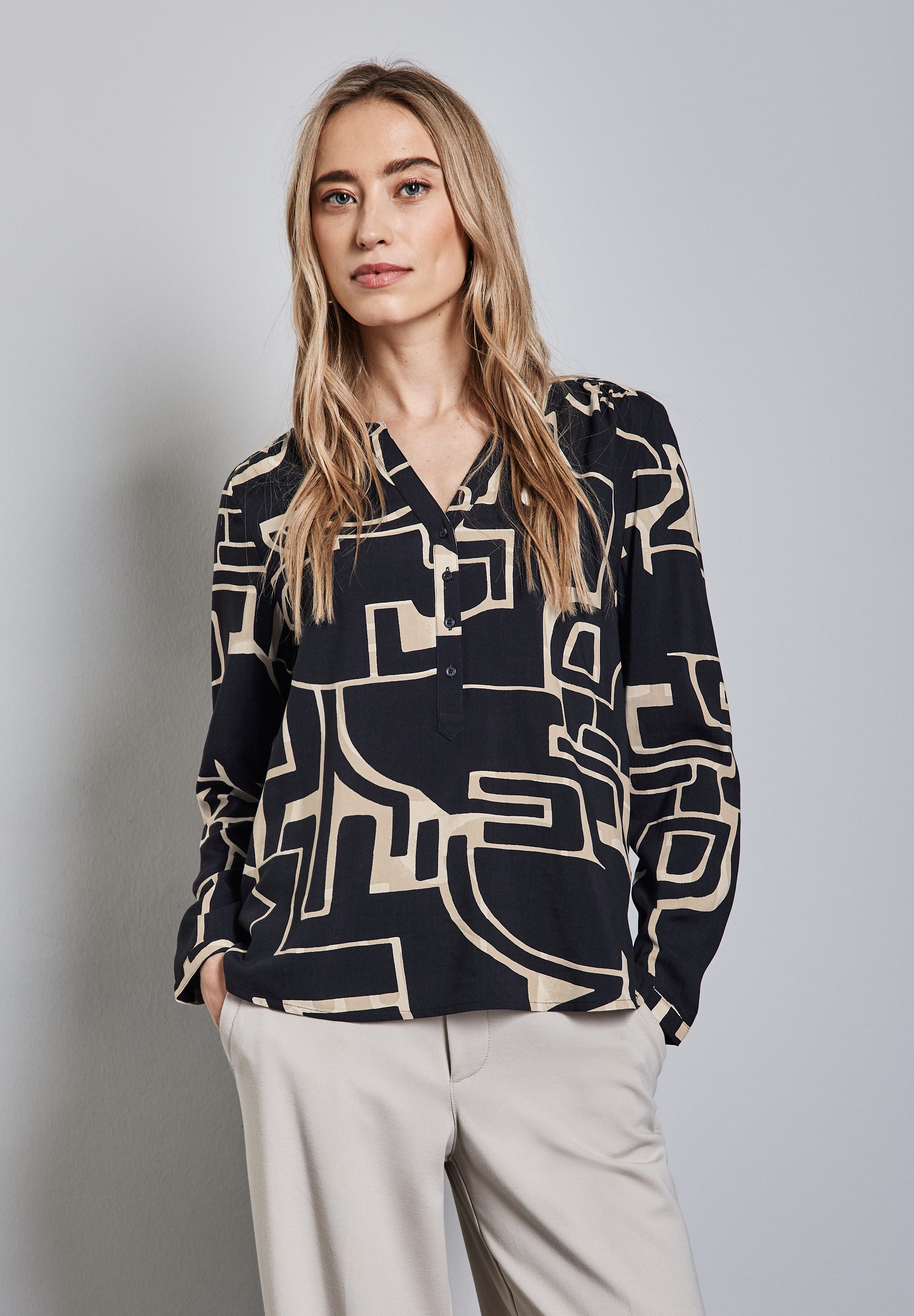 STREET ONE Langarmbluse