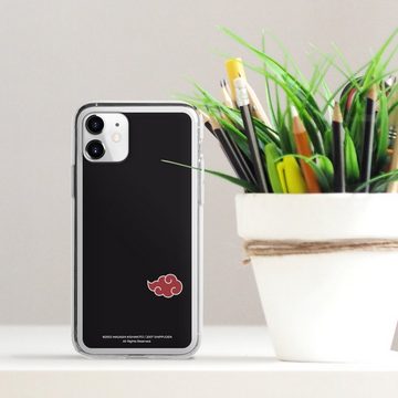 DeinDesign Handyhülle Akatsuki Naruto Shippuden Offizielles Lizenzprodukt Akatsuki Black, Apple iPhone 11 Silikon Hülle Bumper Case Handy Schutzhülle