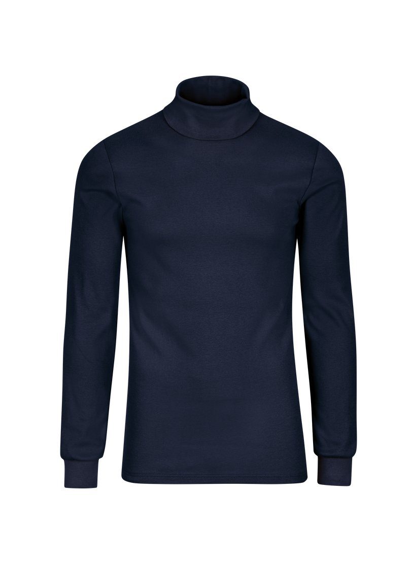 Rollkragenshirt navy Langarm Trigema und TRIGEMA Sport-Rollkragenpullover Ski-