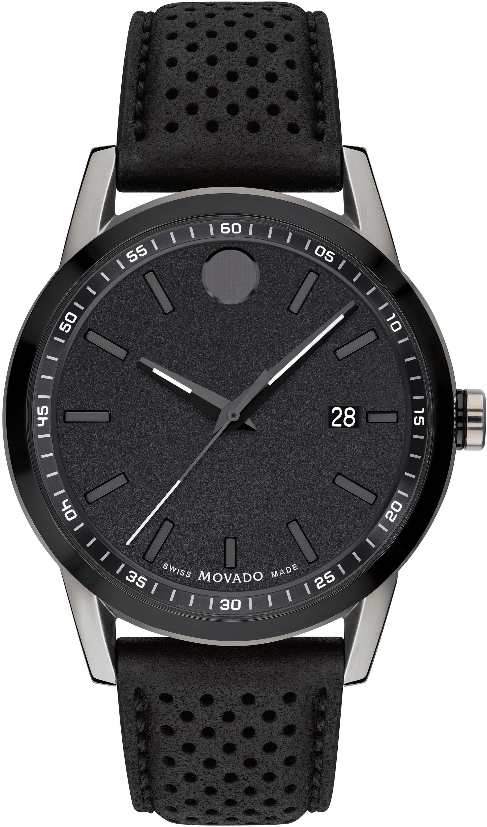 MOVADO Schweizer Uhr Museum Sport, 0607559, Quarzuhr, Armbanduhr, Herrenuhr, Swiss Made, Datum