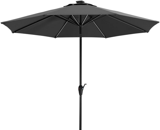 Schneider Schirme Schneider LED-Sonnenschirm Blacklight Anthrazit Ø 270 cm
