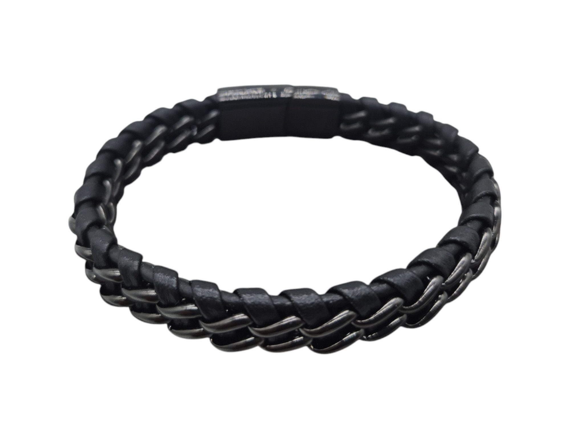 NAHLE Lederarmband elegantes Leder Armband geflochten günstig online kaufen