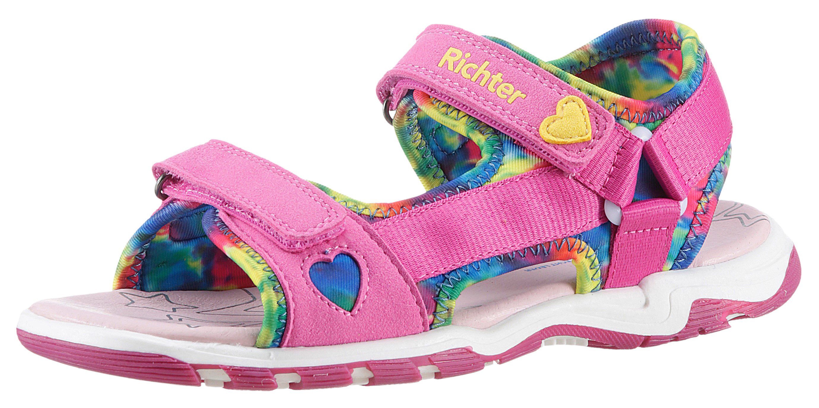 Sandalia Richter Jess Para Niñas - Gamuza Suave, Cierre De Velcro, Cómoda Y Práctica
