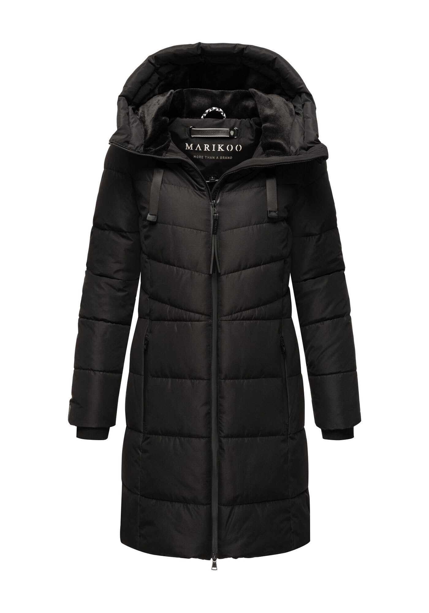 Marikoo Winterjacke Natsukoo XVI Stepp Mantel mit großer Kapuze – Bild 5 von 5