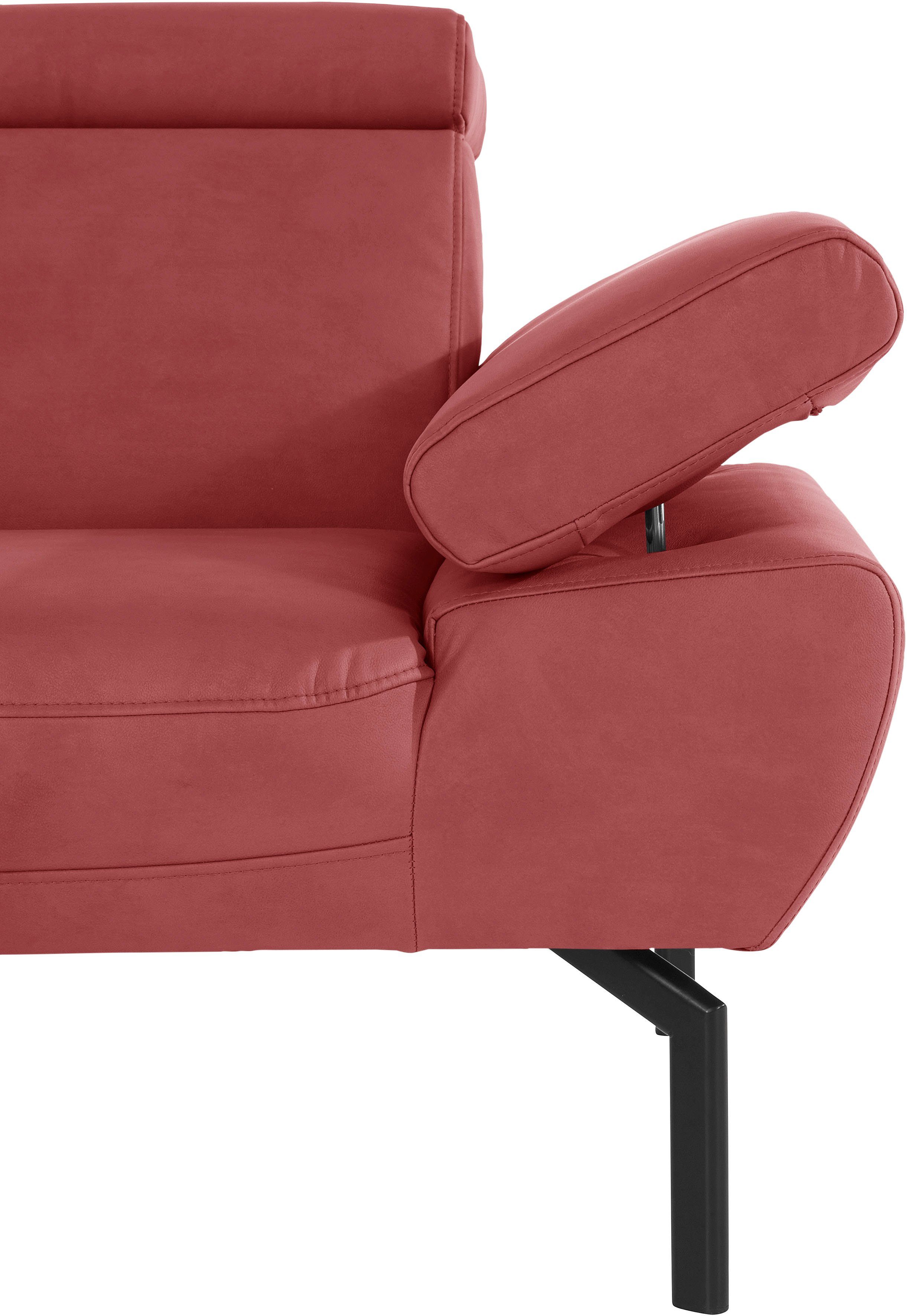 Places of Style Sessel Trapino in Luxus, mit Luxus-Microfaser wahlweise Lederoptik Rückenverstellung