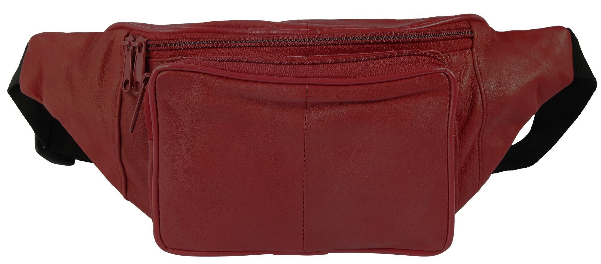 Leonardo Verrelli Bauchtasche Sadim Unisex Hüfttasche Gürteltasche aus Echtleder