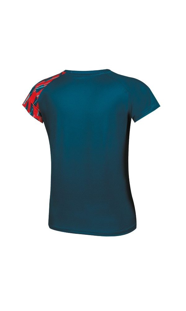 VICTOR T-Shirt Sport-Shirt T-51001TD G (100% Polyester) blau/rot Damen