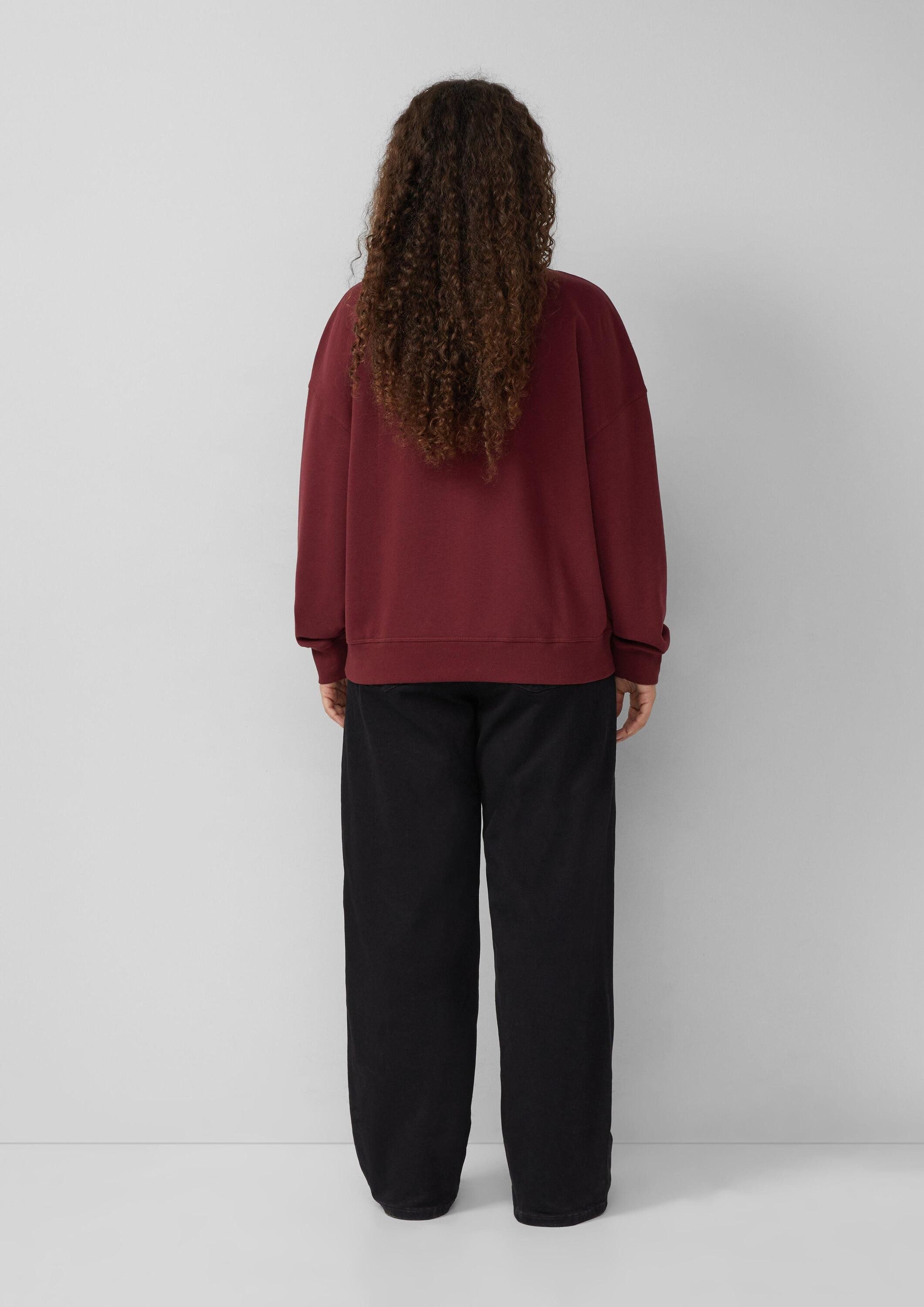 QS Sweatshirt Sweatshirt Sweatshirt im Boxy Fit