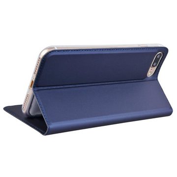 CoolGadget Handyhülle Magnet Case Handy Tasche für Apple iPhone 7 Plus / 8 Plus 5,5 Zoll, Hülle Klapphülle Ultra Slim Flip Cover für iPhone 8 Plus Schutzhülle
