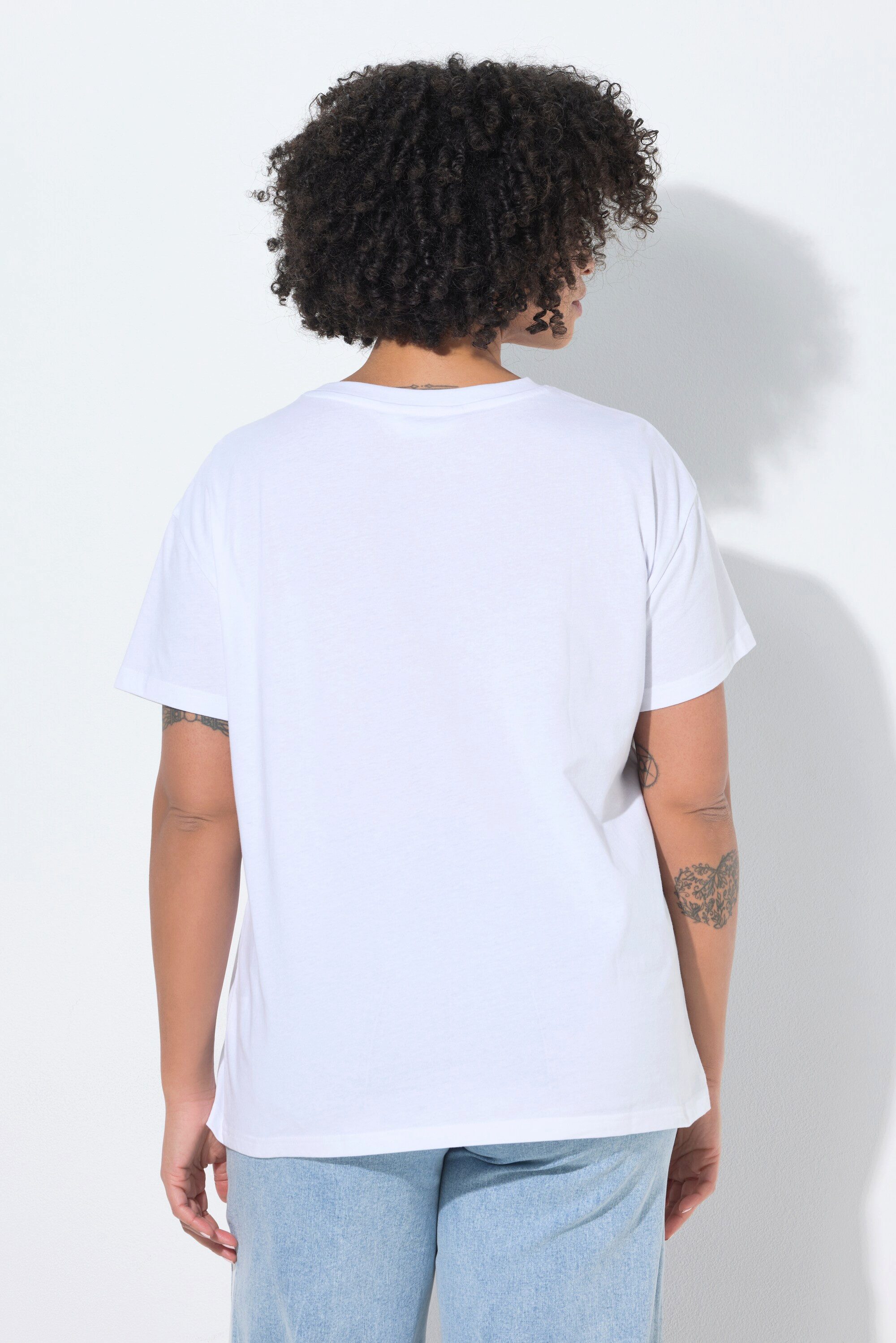 Angel of Style T-Shirt T-Shirt Boxy Fit Capri-Motiv Halbarm