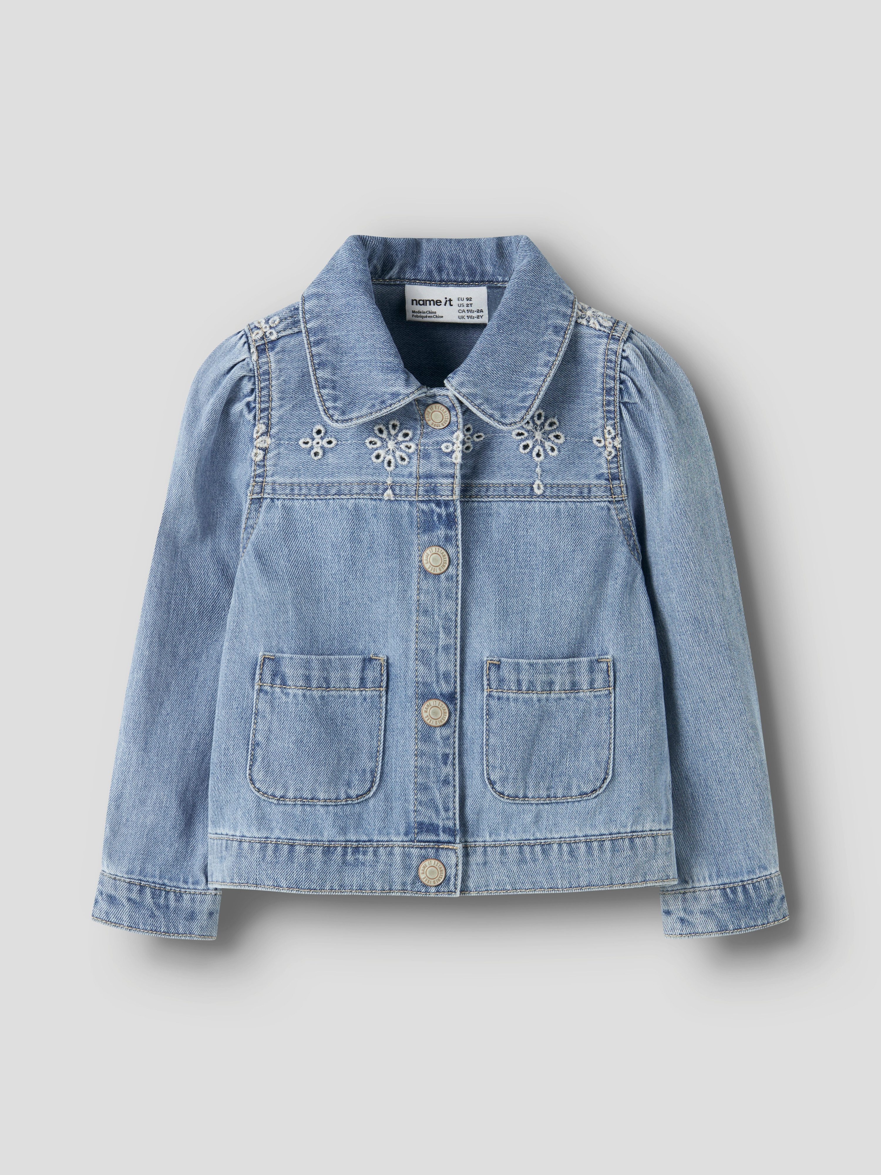 Name It Jeansjacke NMFHARPER DNM ANGLAISE JACKET 1026-OV H Baumwolle