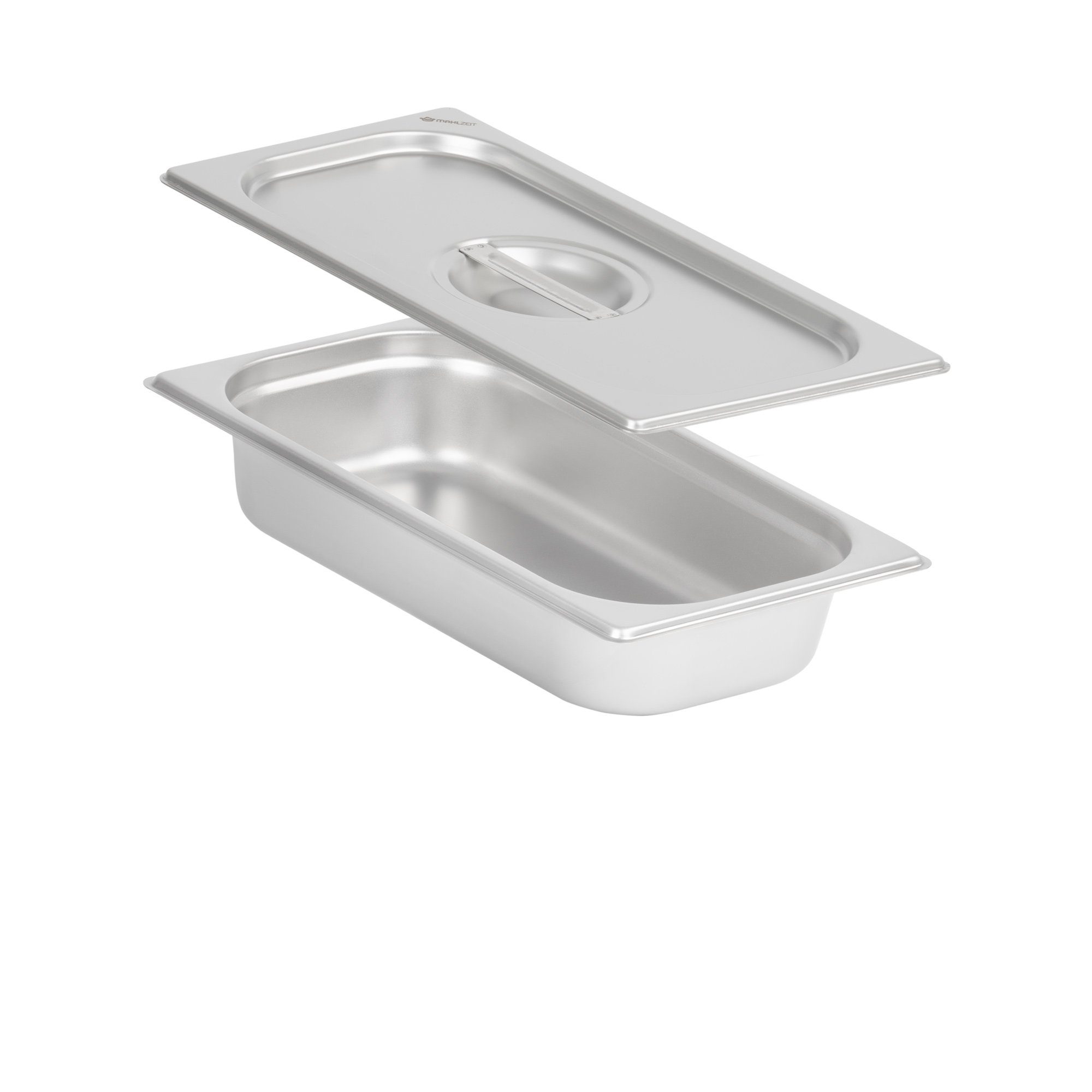 Mahlzeit Thermobehälter GN Behälter 1/3 mit Deckel, Höhe 65 mm, Edelstahl Wärmebehälter, Edelstahl, (Set, 2-tlg., 1x 1/3 GN Behälter mit Deckel(65 mm), für Chafing Dishes