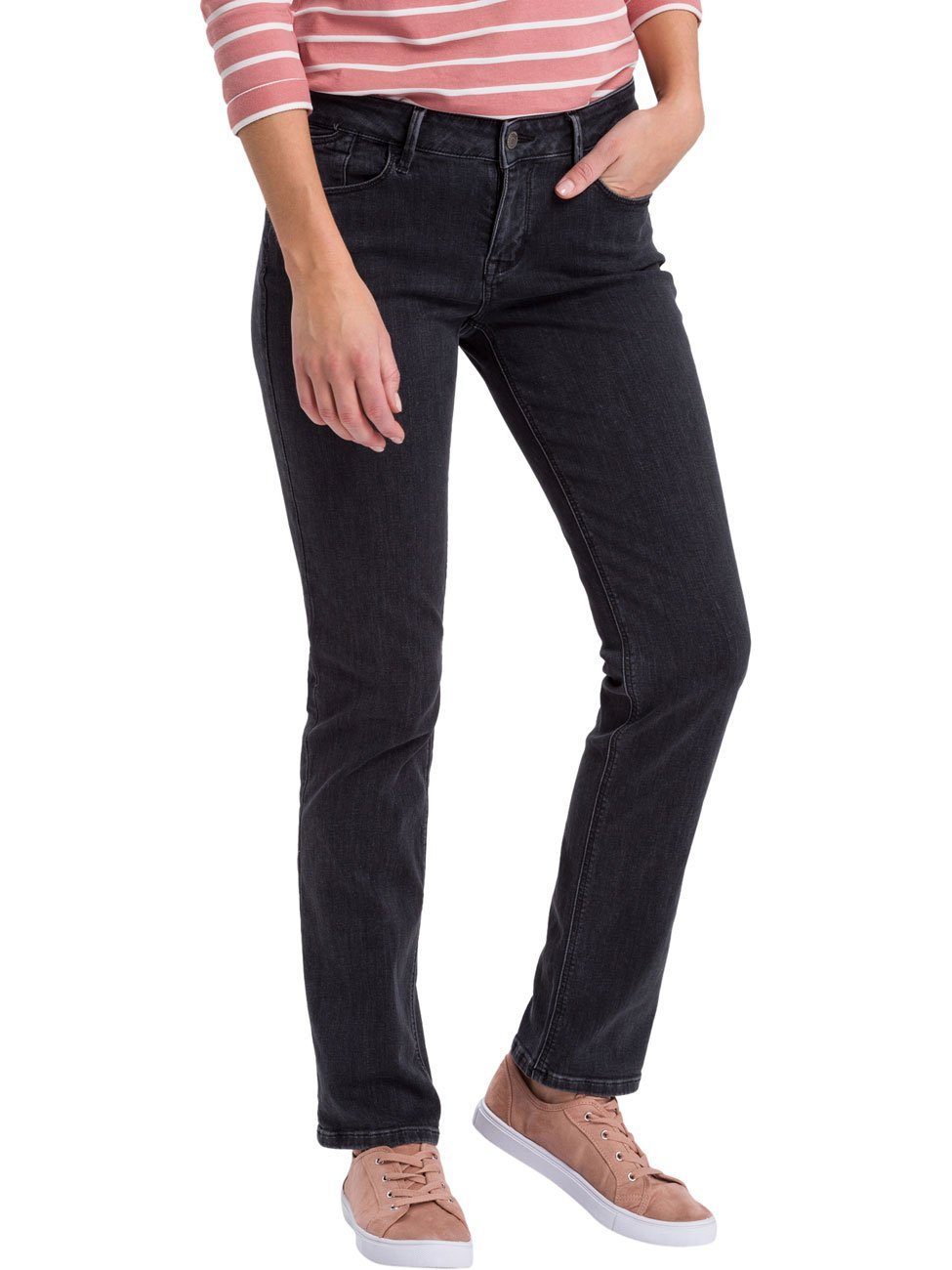 Damen Jeans Cross Jeans® Straight-Jeans ROSÈ mit Stretch