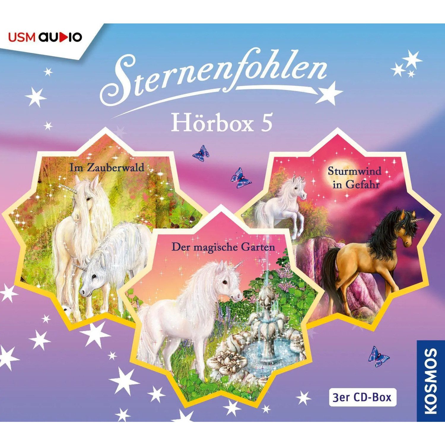 United Soft Media Hörspiel Die große Sternenfohlen Hörbox Folgen 13-15 (3 Audio CDs)