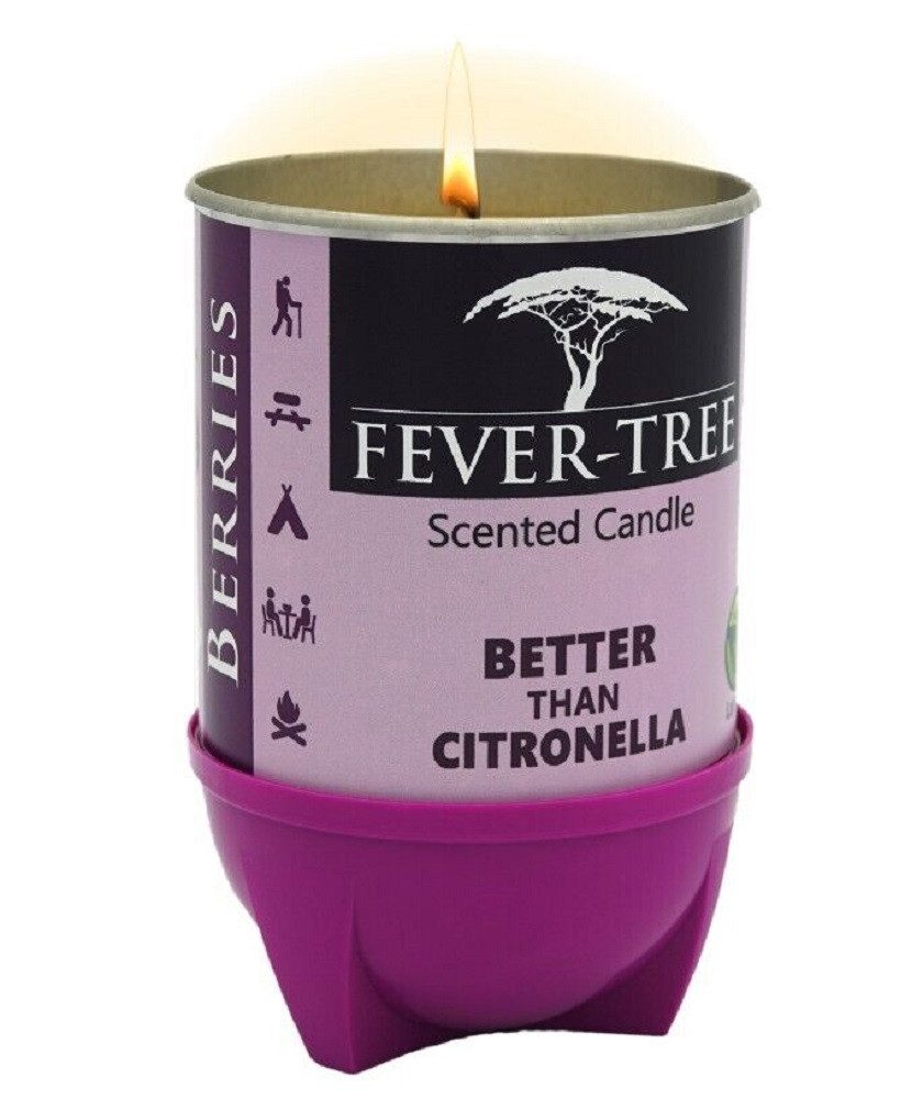 FEVER-TREE Duftkerze Duftkerze Beeren gegen Fliegen Mücken Stechmücken 30 Std. – Bild 2 von 3