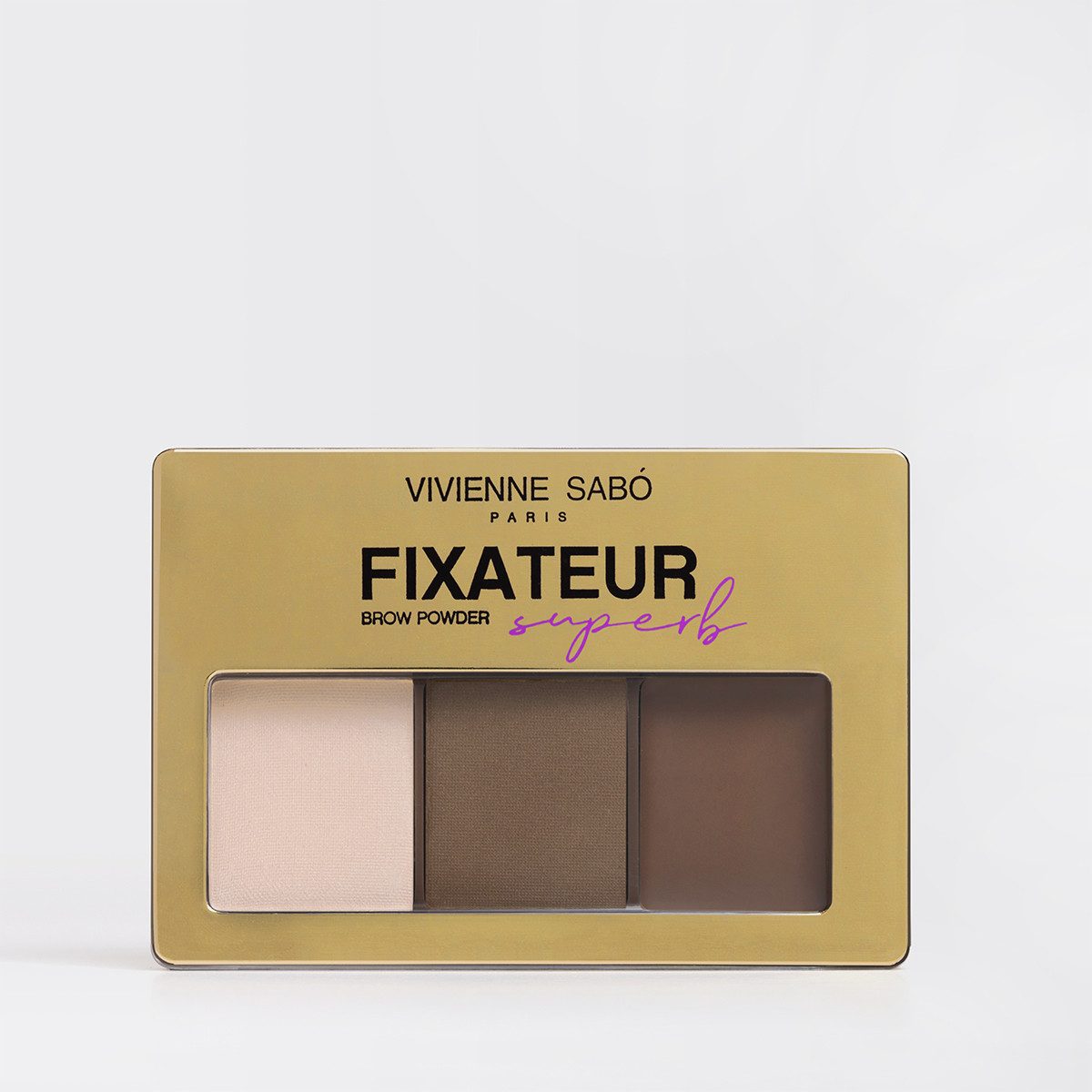 VIVIENNE SABO Augenbrauen-Puder Kit Brow Trio Fixateur Superb 02