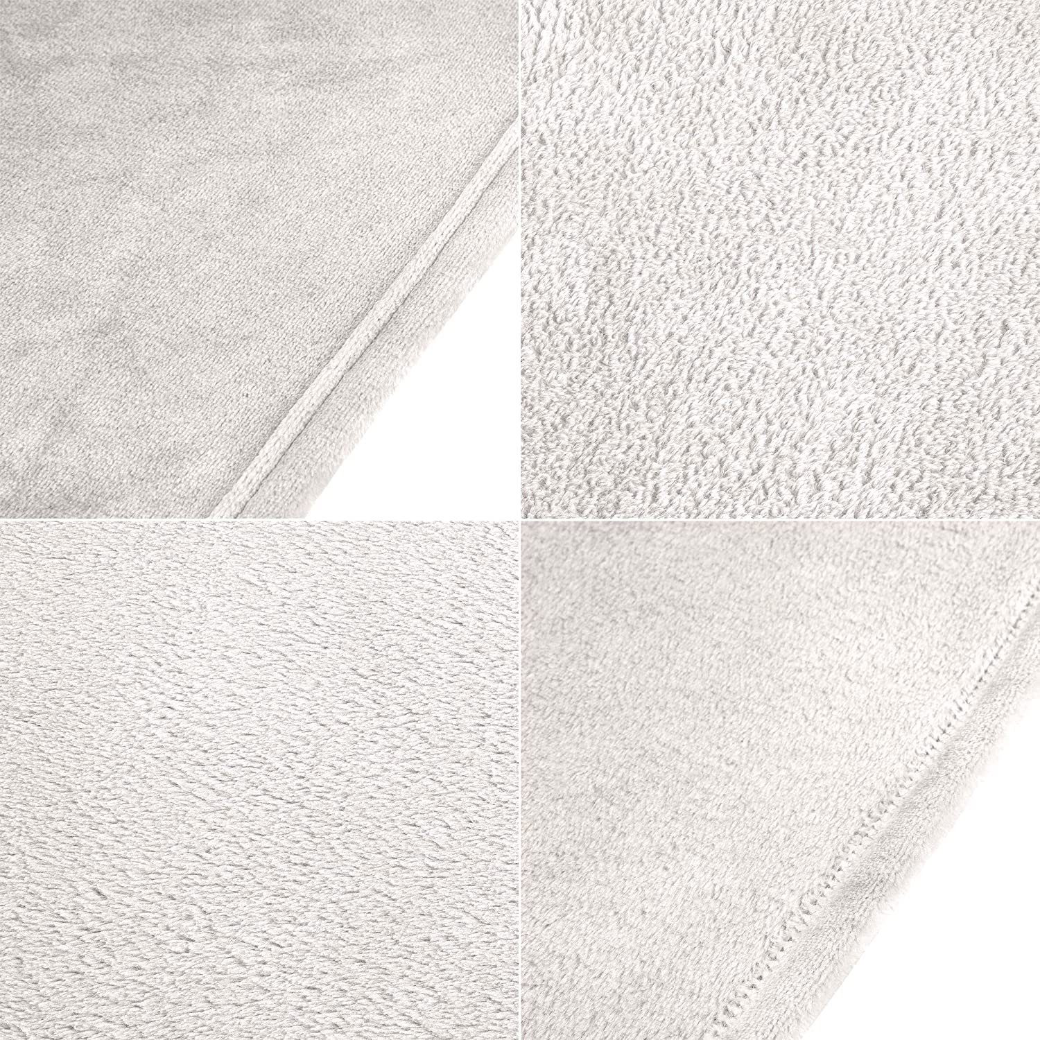 Hometex Premium Textiles Tagesdecke Cashmere Touch Kuscheldecke, Hochflor-Flausch Sofadecke, Allergiker geeignet, sanft & weich auf der Haut, Hochflor-Flausch