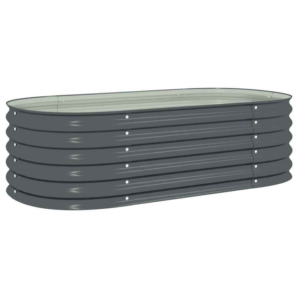 vidaXL Hochbeet Garten-Hochbeet 160x80x44 cm Verzinkter günstig online kaufen
