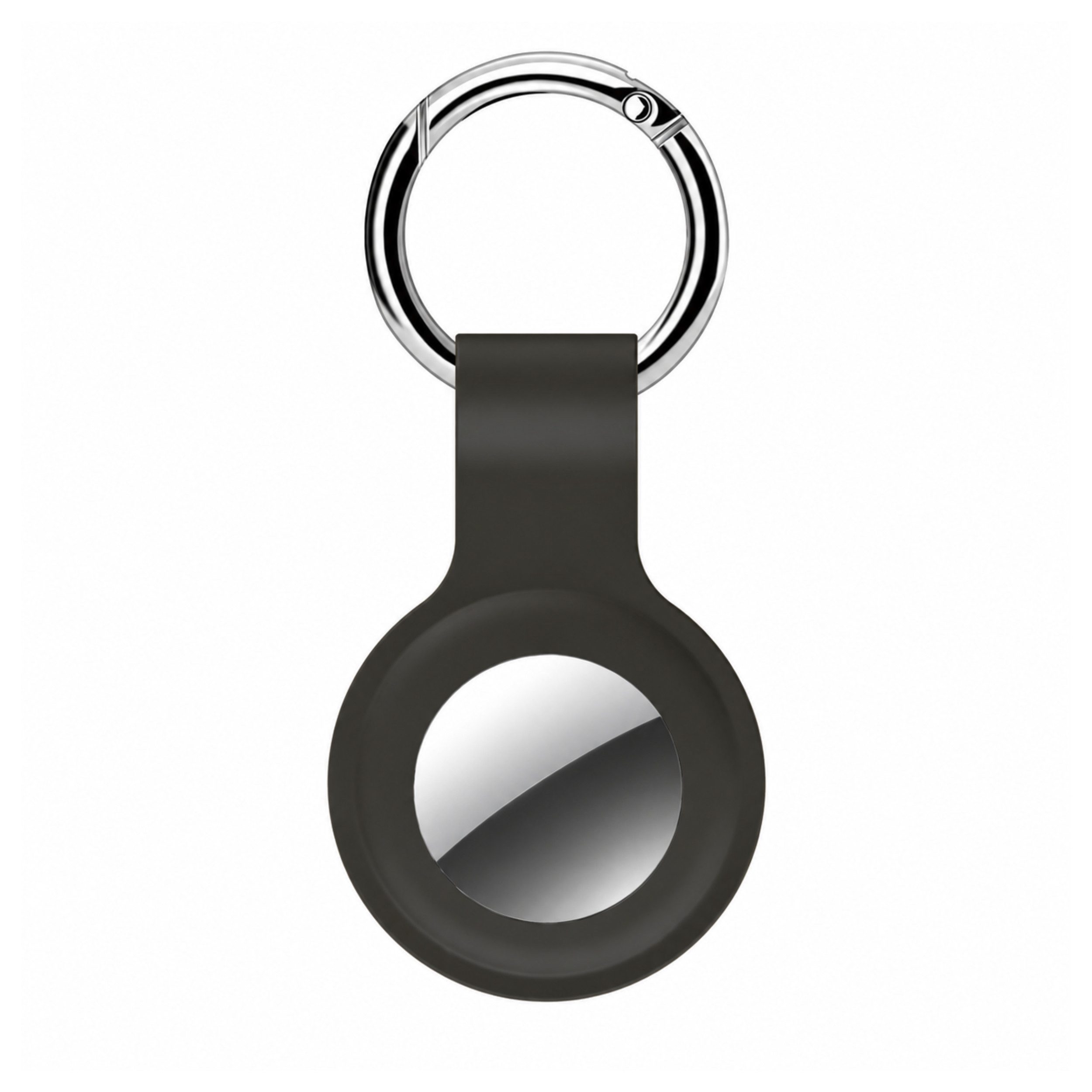PlugUp Schlüsselanhänger Silikon Schutzhülle für Apple AirTag mit Karabiner & Schlüsselanhänger (1-tlg), Silikon Schlüssel-Anhänger für Apple AirTags