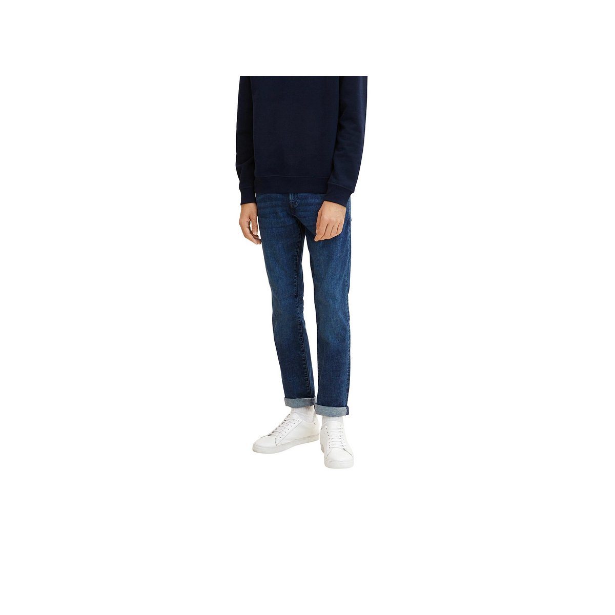 5-Pocket-Jeans TOM mittel-grau (1-tlg) TAILOR