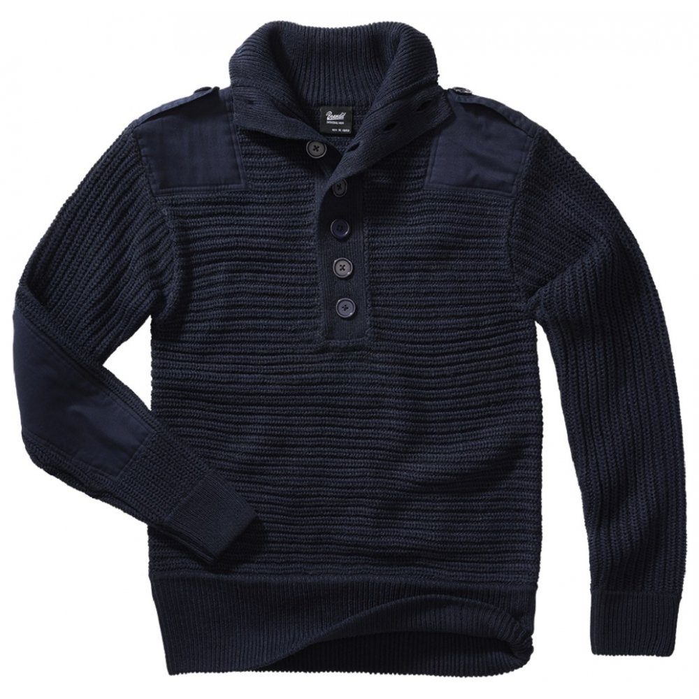 Brandit Strickpullover Alpin Pullover navy - günstig online kaufen