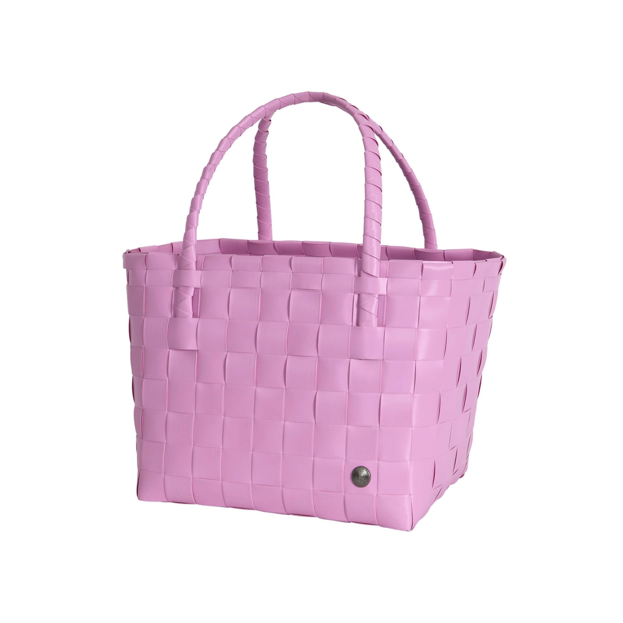 Handed By Einkaufsshopper HANDED BY Shopper Paris fuchsia pink Tasche geflochten Kunststoff Bag