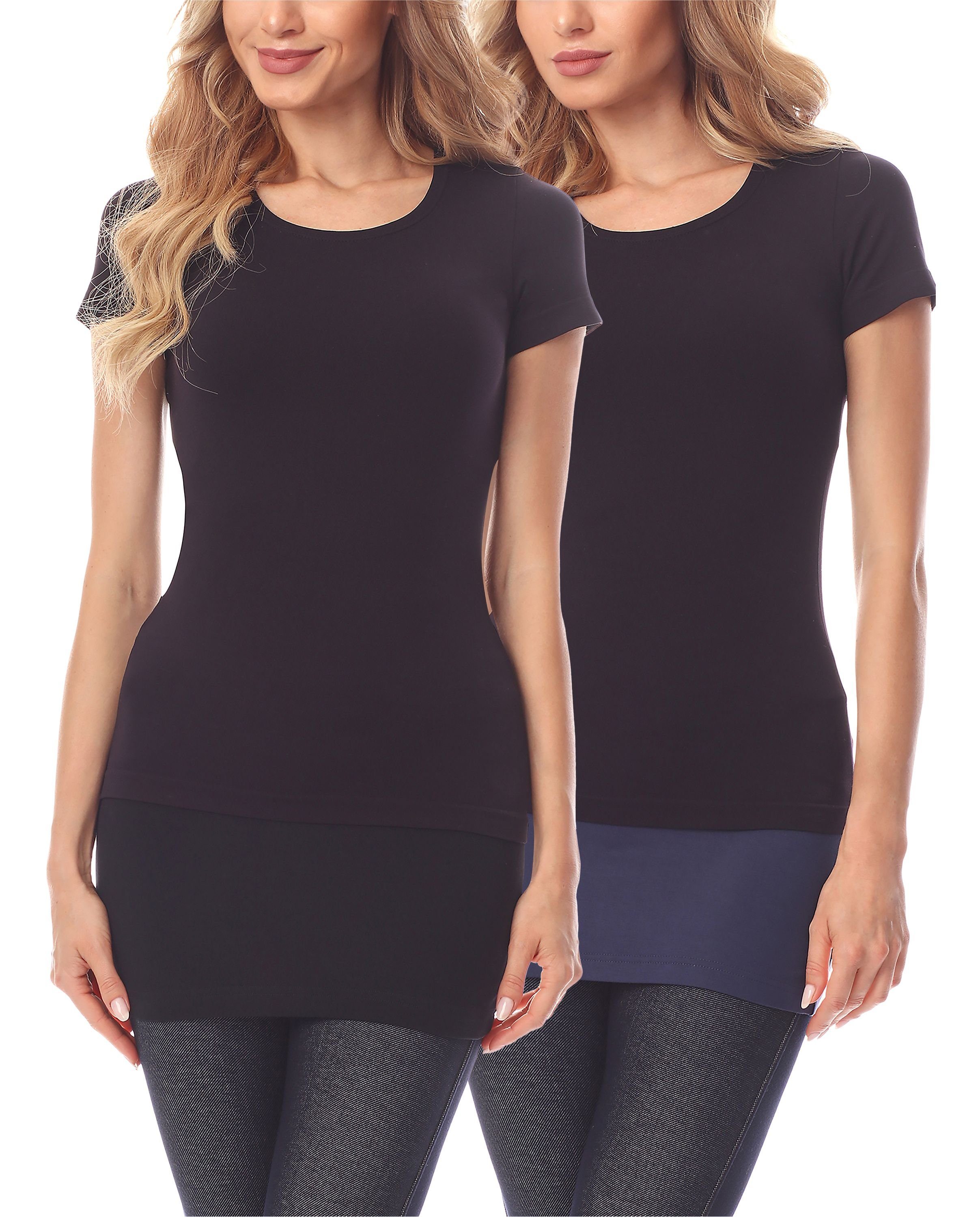 Merry Style Тканевые ремни Damen Verlängerungsgurt für Hemden T-Shirts